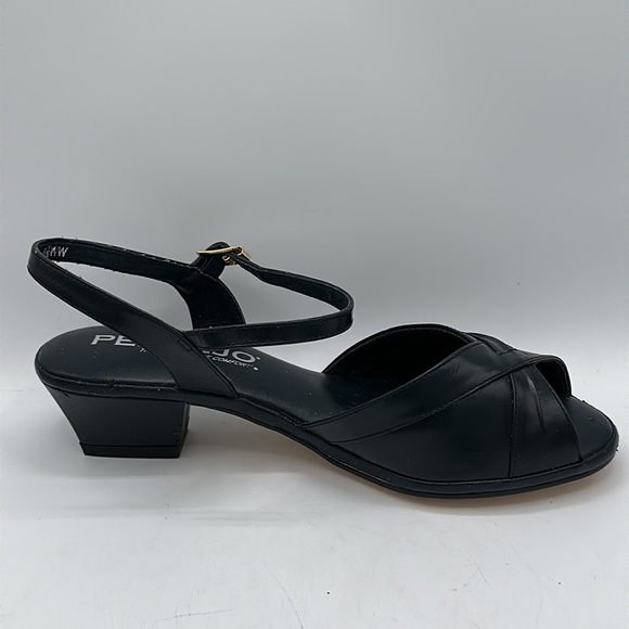 Penaljo black ankle strap sandals, size 5.5 - Picture 6 of 10